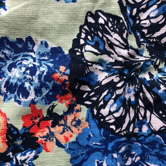 JCREW 100% Cotton Floral High Waisted Pencil Skirt - Picture 2 of 6